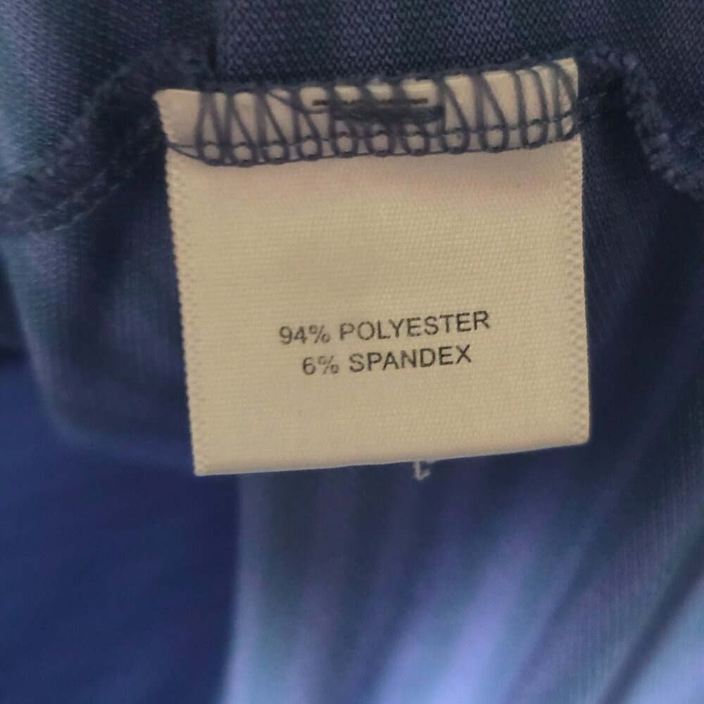 Peter Millar Crown Crafted Polo Shirt Mens XL Blue Purple Stripe Performance Gol - Picture 5 of 7